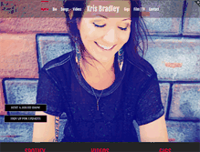 Tablet Screenshot of krisbradleymusic.com